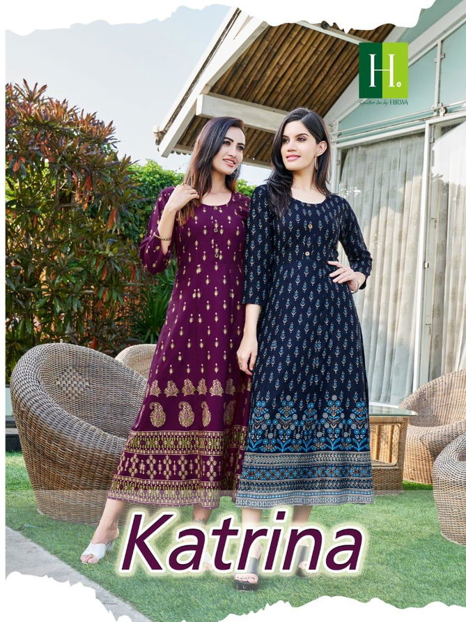 Katrina Hirwa 01-10 Anarkali Kurtis Catalog